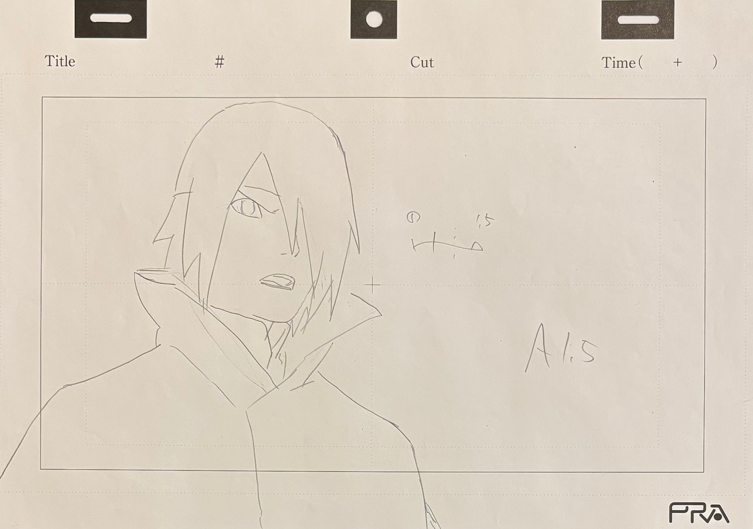 Boruto - Naruto Next Generations - Original 2 Page Drawing (Sasuke)