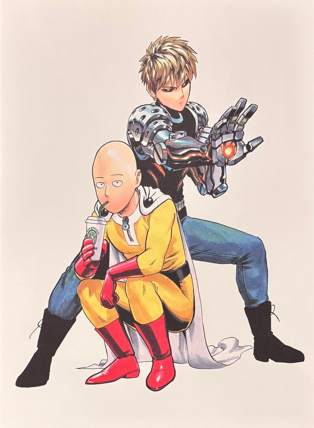 One Punch Man Limited Reproduction (Saitama & Genos)