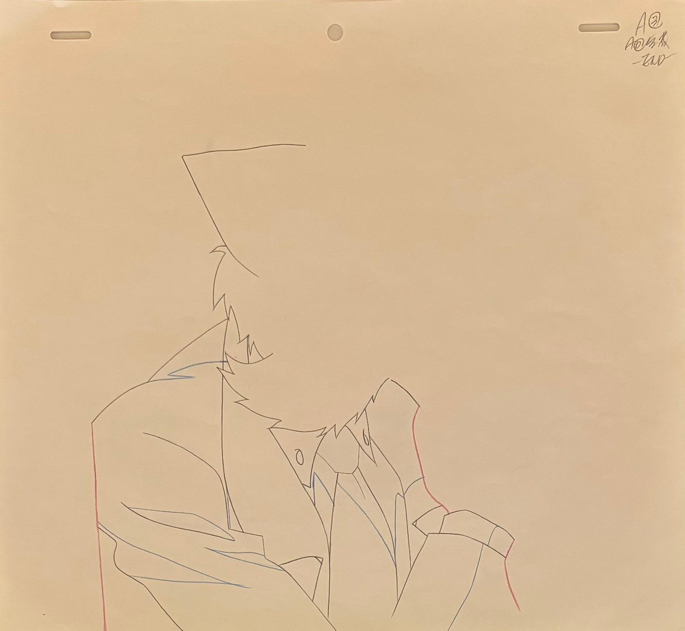 Lupin III Original Sketch (Daisuke Jigen)