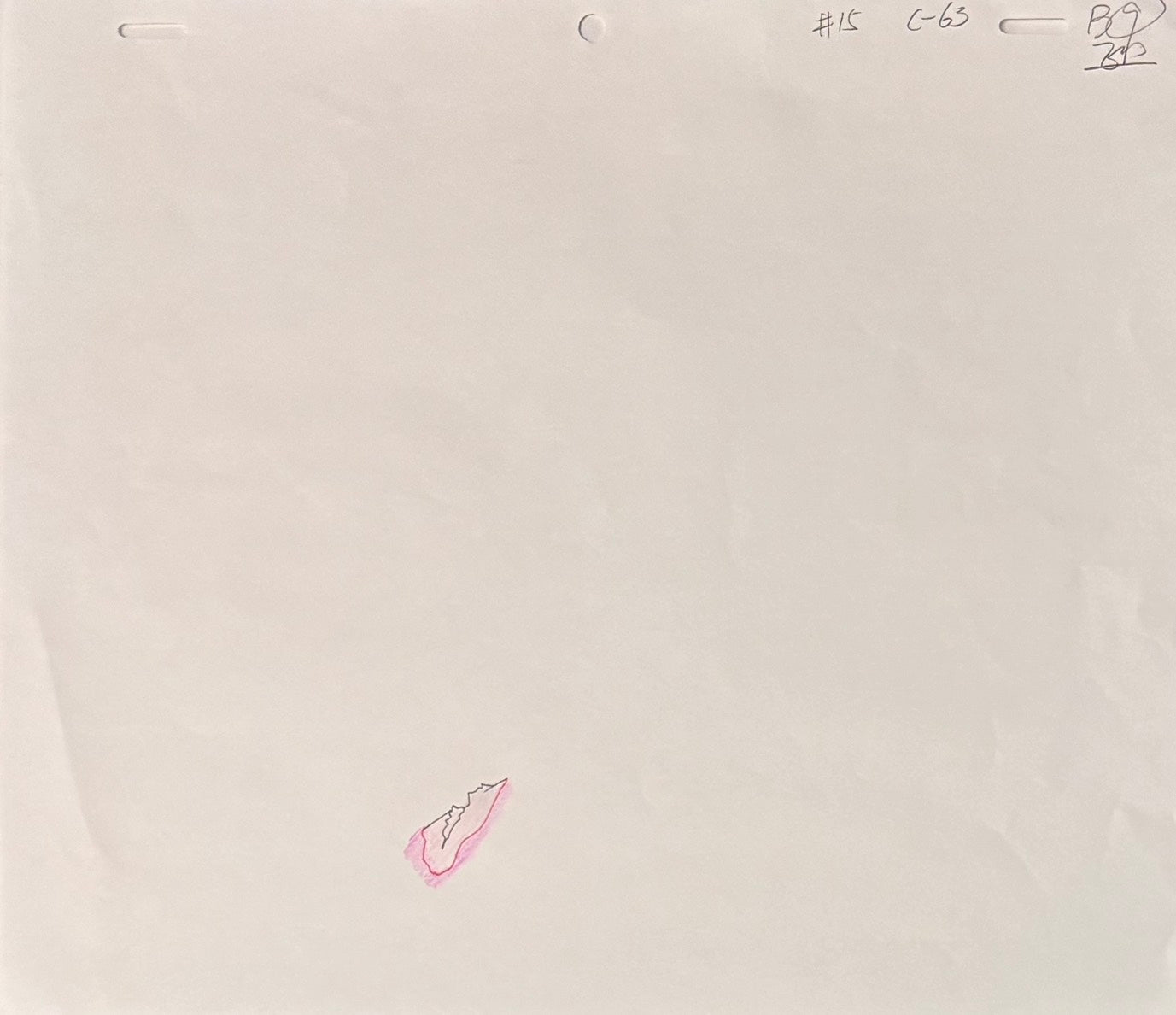 Hunter x Hunter Original Cel, Sketch and Background (Hisoka)