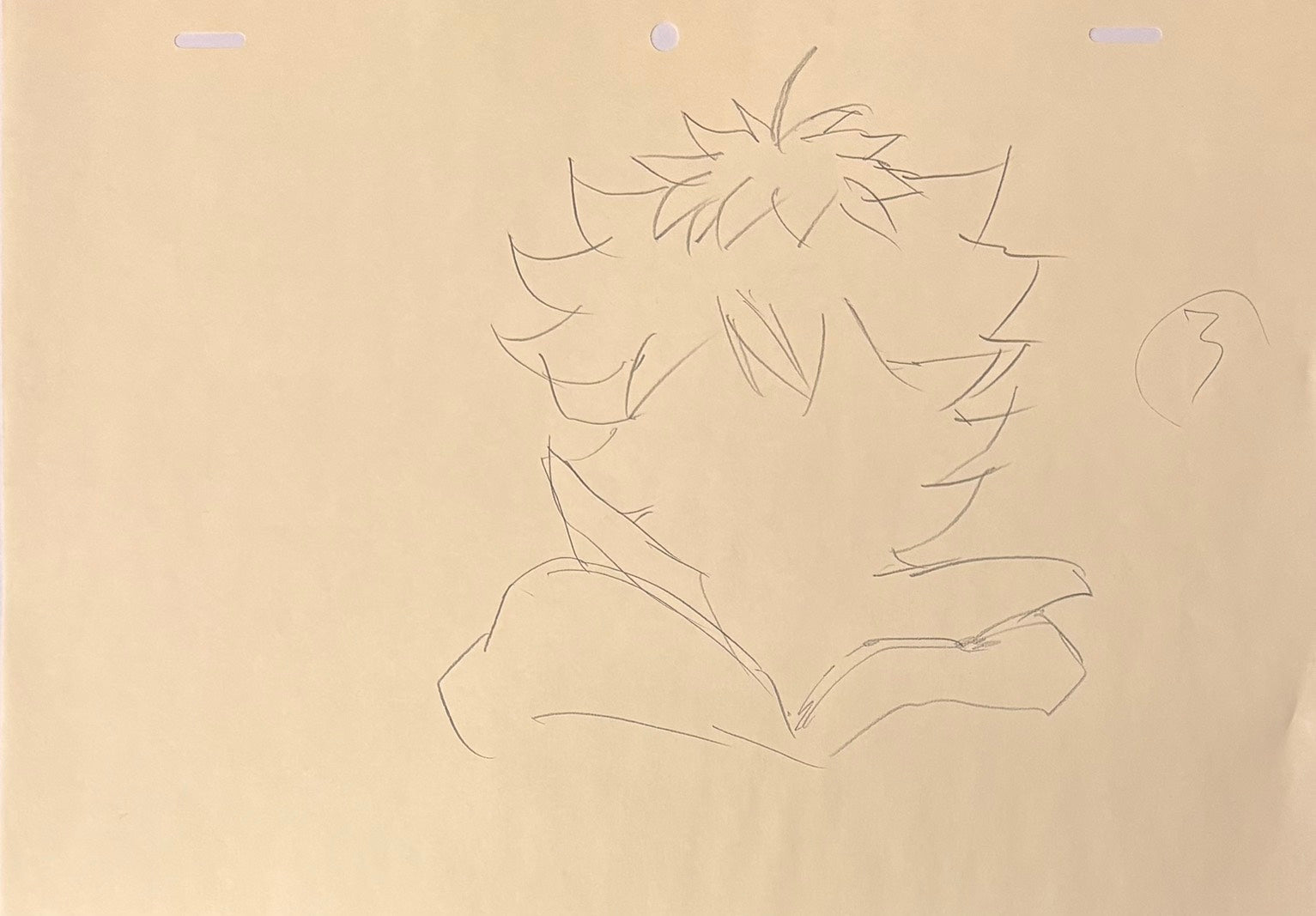 Boceto original de Black Clover (Asta)