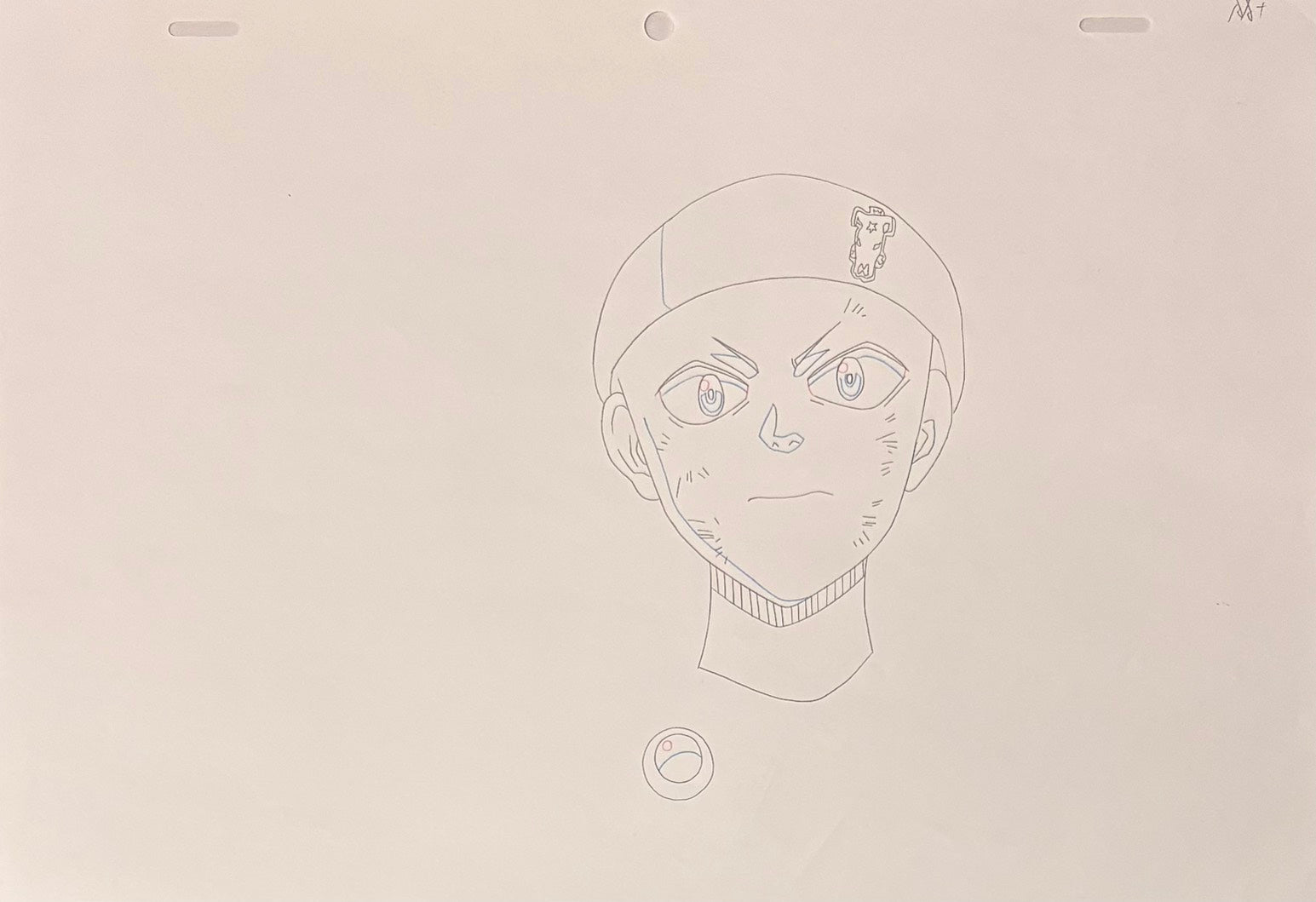 Boceto original de Black Clover (Asta)