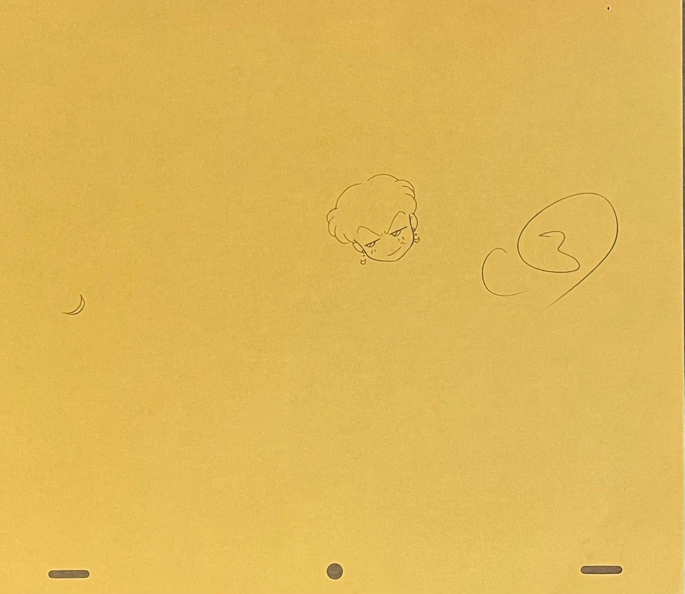 Dibujo original de Sailor Moon, 5 páginas (Sailor Moon, Sailor Mars y Chibi Moon)