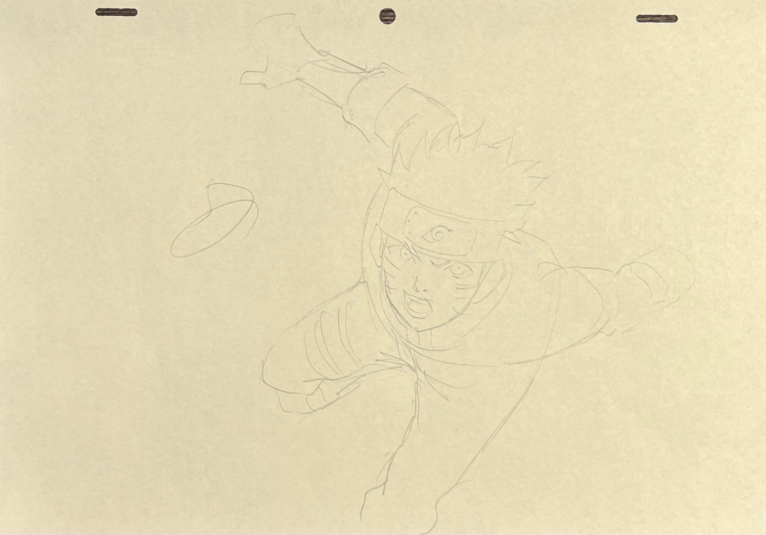 火影忍者原画第3页（漩涡鸣人）