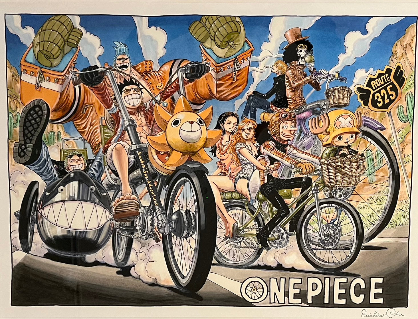 海贼王签名编号版画（带NFT）