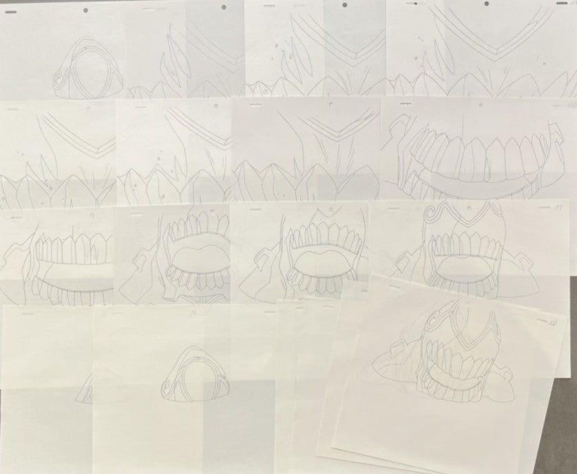 Dibujo original de Bleach (Renji Abarai) Conjunto de 19 páginas