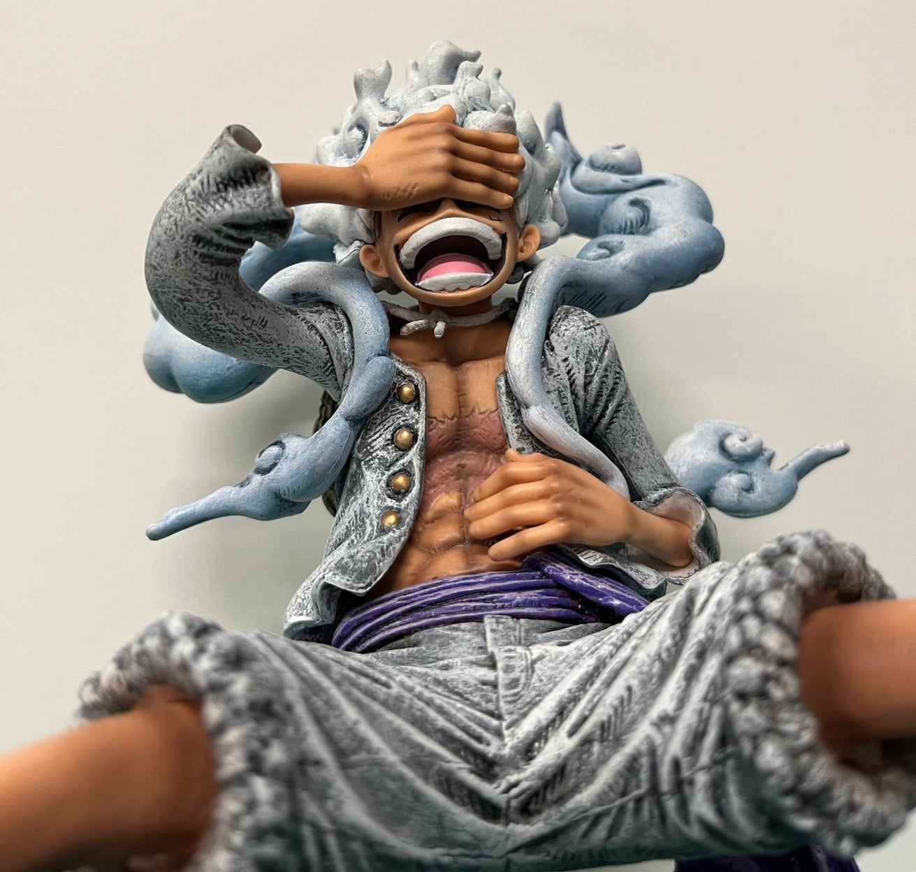One Piece Luffy Gear 5 Repainted Figure
