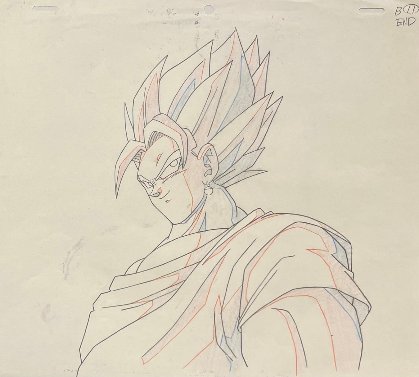 Dragonball Original Cel ＆ Drawing (Vegito)
