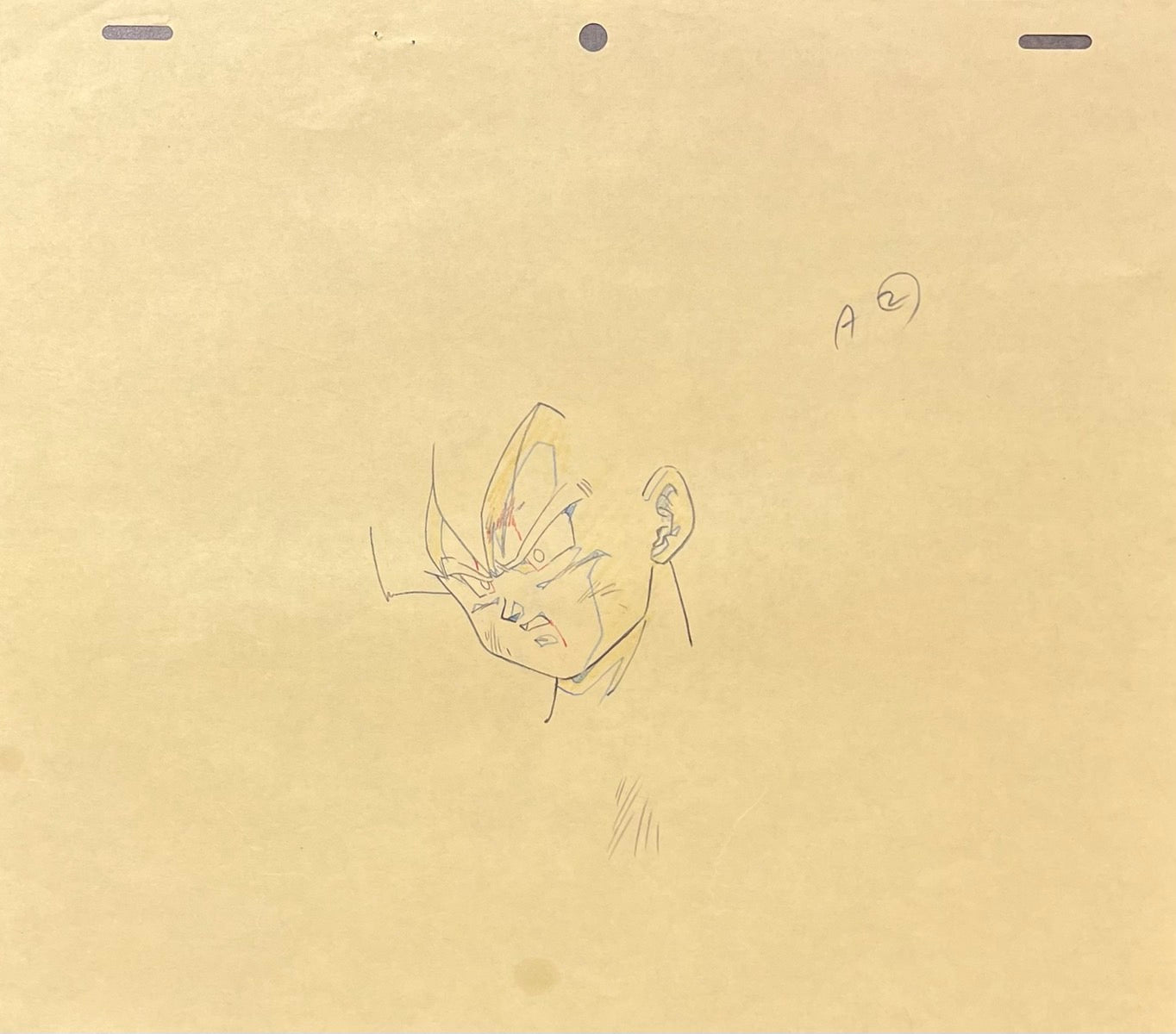 (A2) Dragonball Original Drawing (Gohan) 2 Page Set