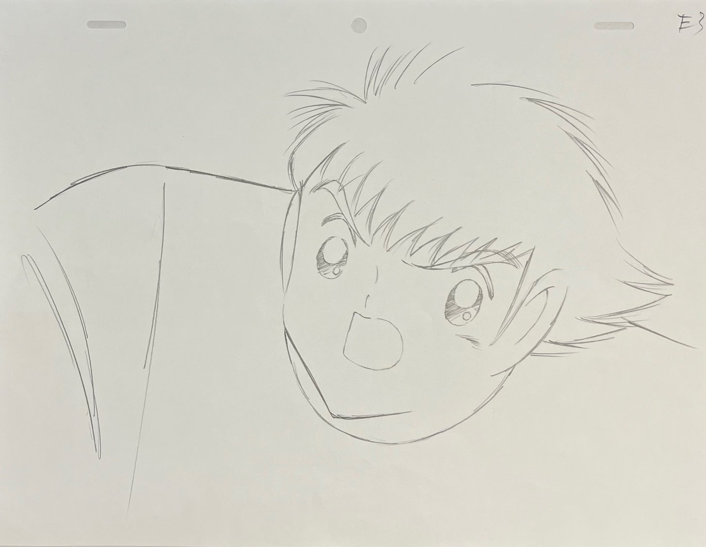 Captain Tsubasa Original Sketch (Tsubasa Oozora) 2 Page set