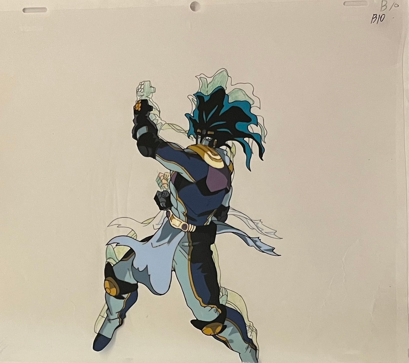 Cels &amp; Sketches de JoJo's Bizarre Adventure (Jotaro Kujo y Star Platinum)