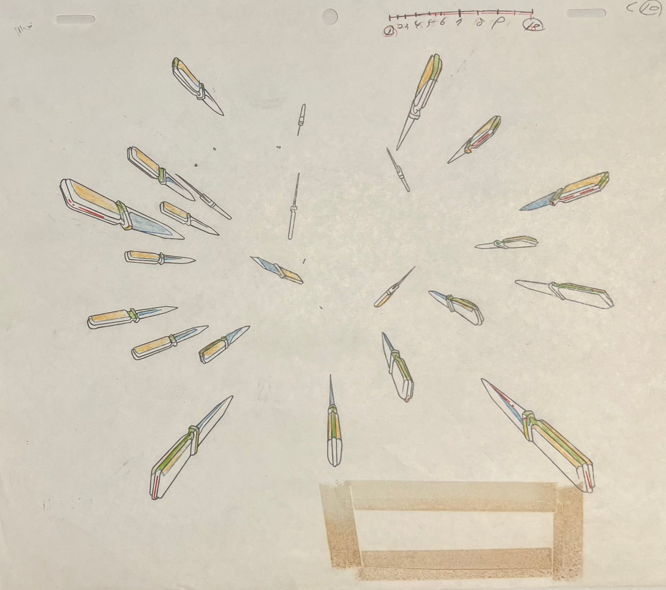 Cels &amp; Sketches de JoJo's Bizarre Adventure (Jotaro Kujo y Star Platinum)