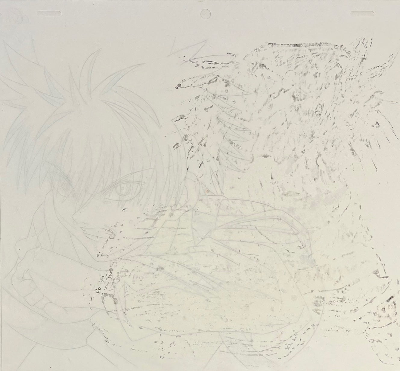 Hunter x Hunter Original Cel and Sketch (Killua)