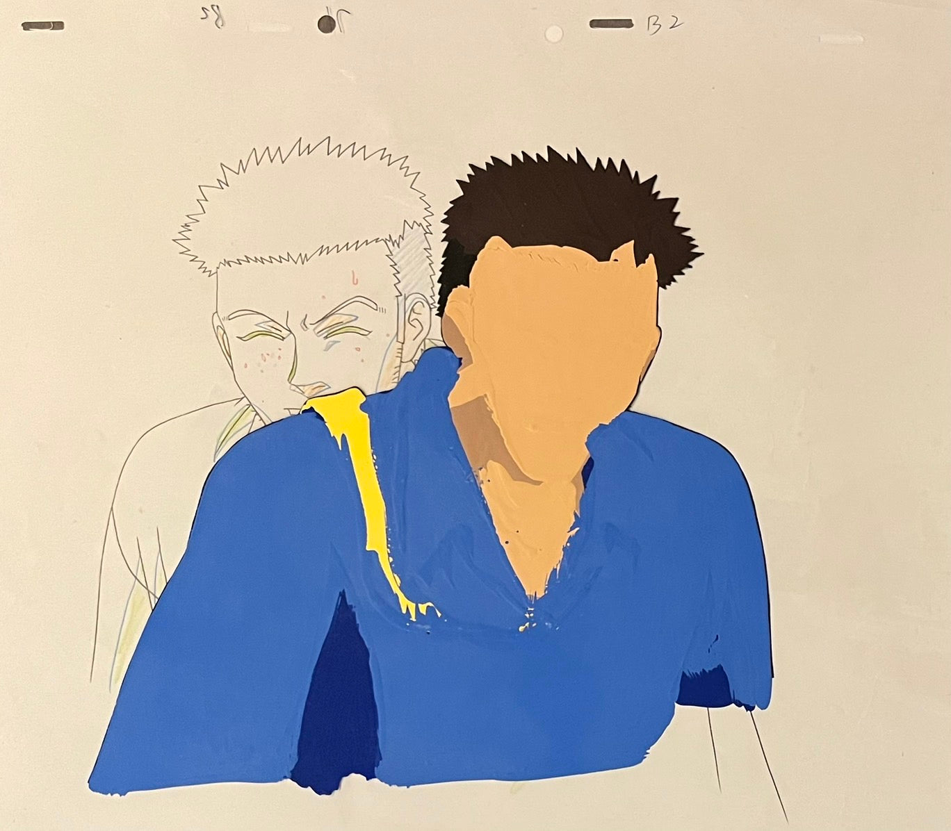 Hunter x Hunter Original Cel and Sketch (Leorio)