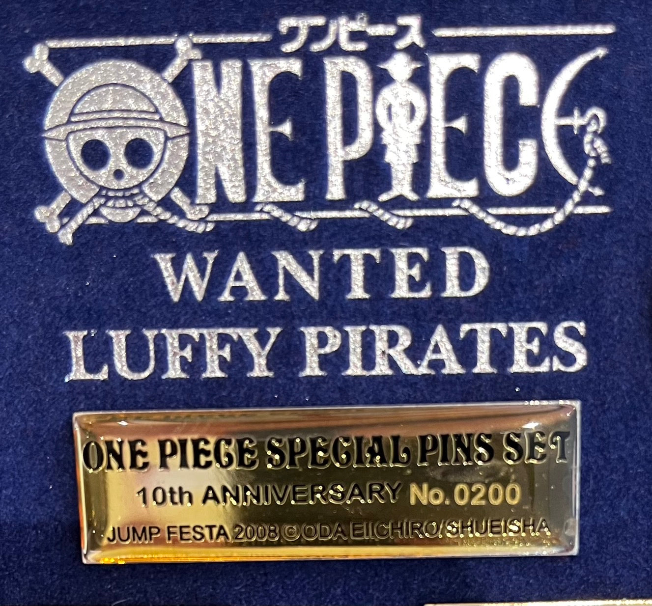 One Piece 10th Anniv. Pin Badge Set