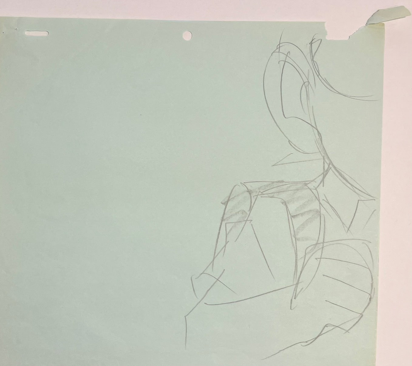 Detective Conan Original 3 Page Drawing (Edogawa Conan)