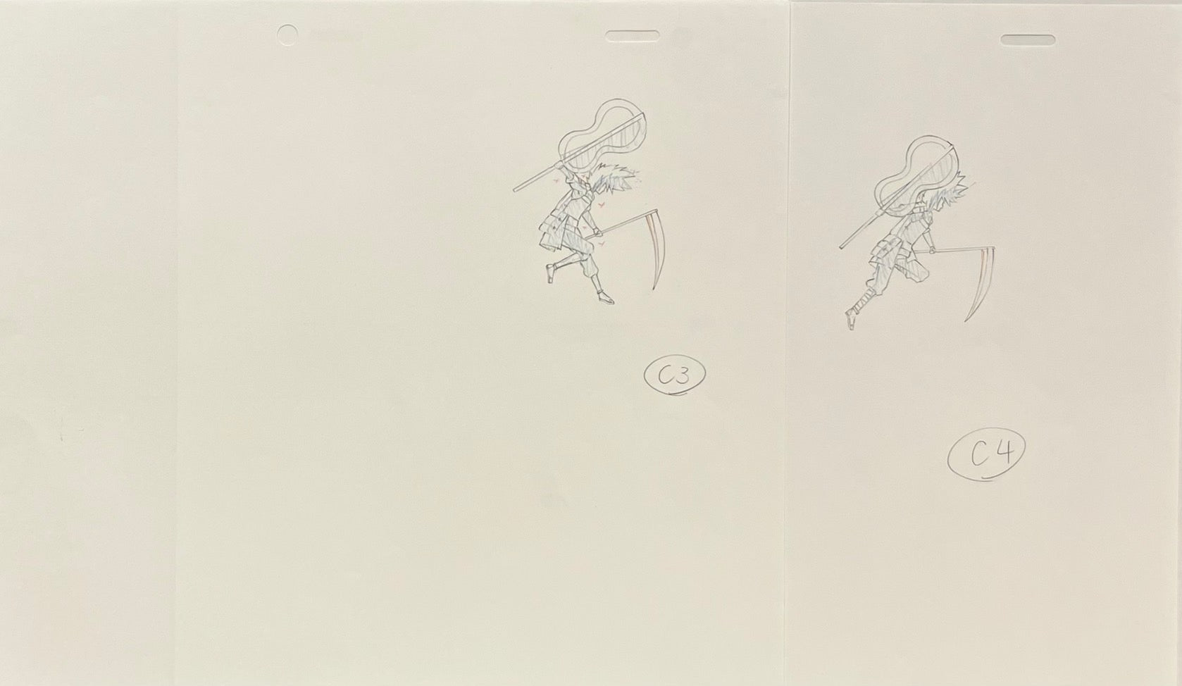 《火影忍者》原画（九尾/九喇嘛与斑）6页套装