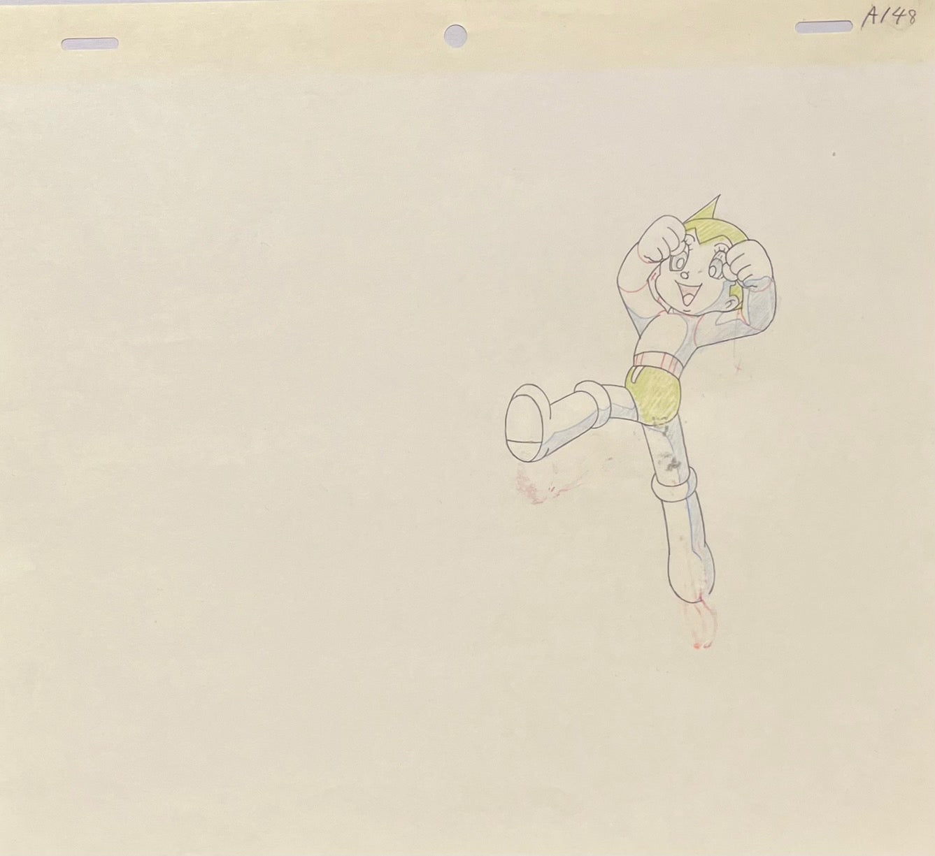 Celda y boceto originales de Astro Boy
