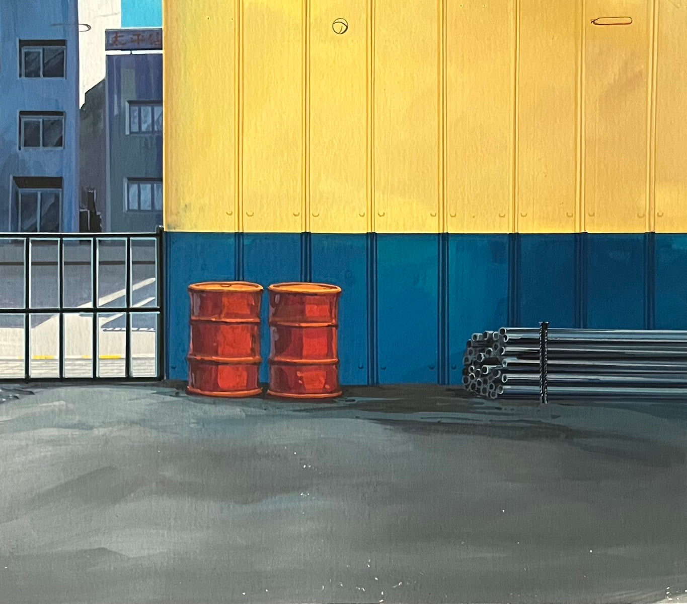 Detective Conan Original Cel and Background (Conan Edogawa)