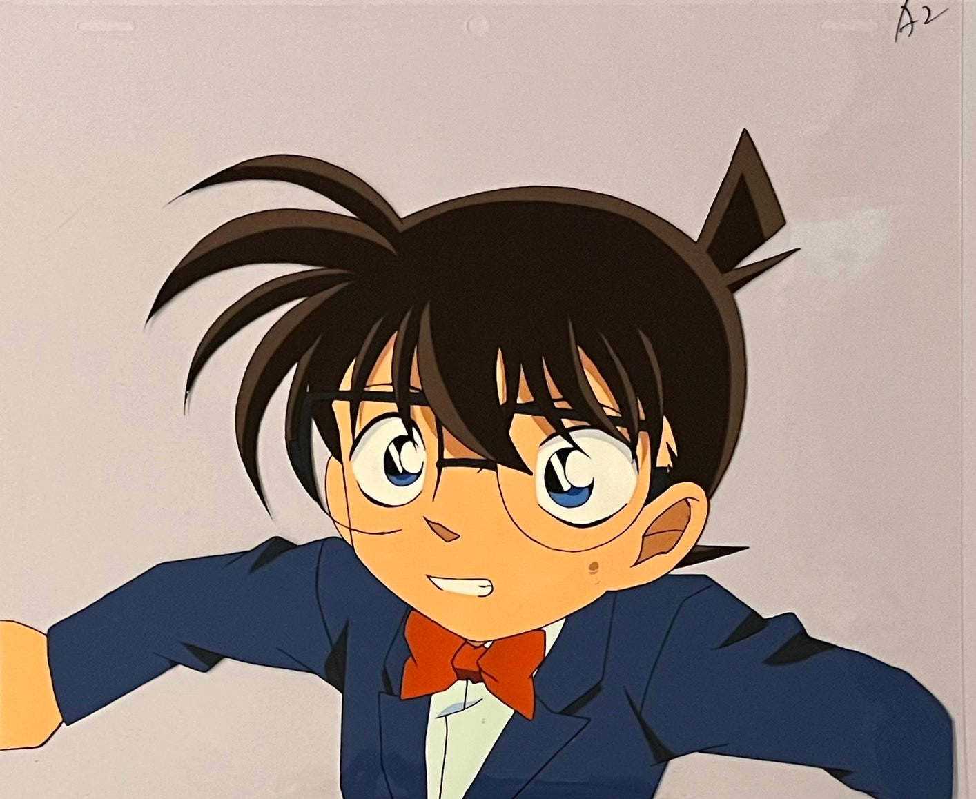 Detective Conan Original Cel and Background (Conan Edogawa)