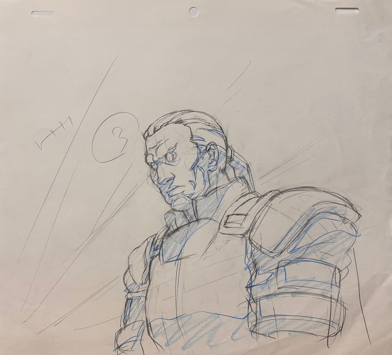 Ghost in the Shell Original Drawing (Batou Buttetsu)