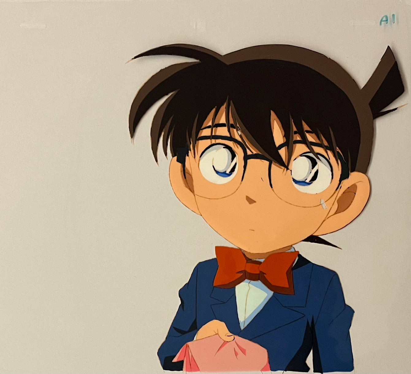 Detective Conan Original Cel and Drawing (Conan Edogawa)