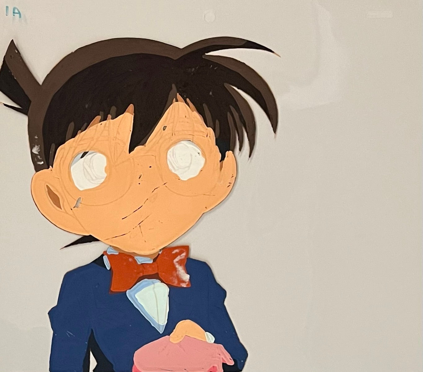 Detective Conan Original Cel and Drawing (Conan Edogawa)