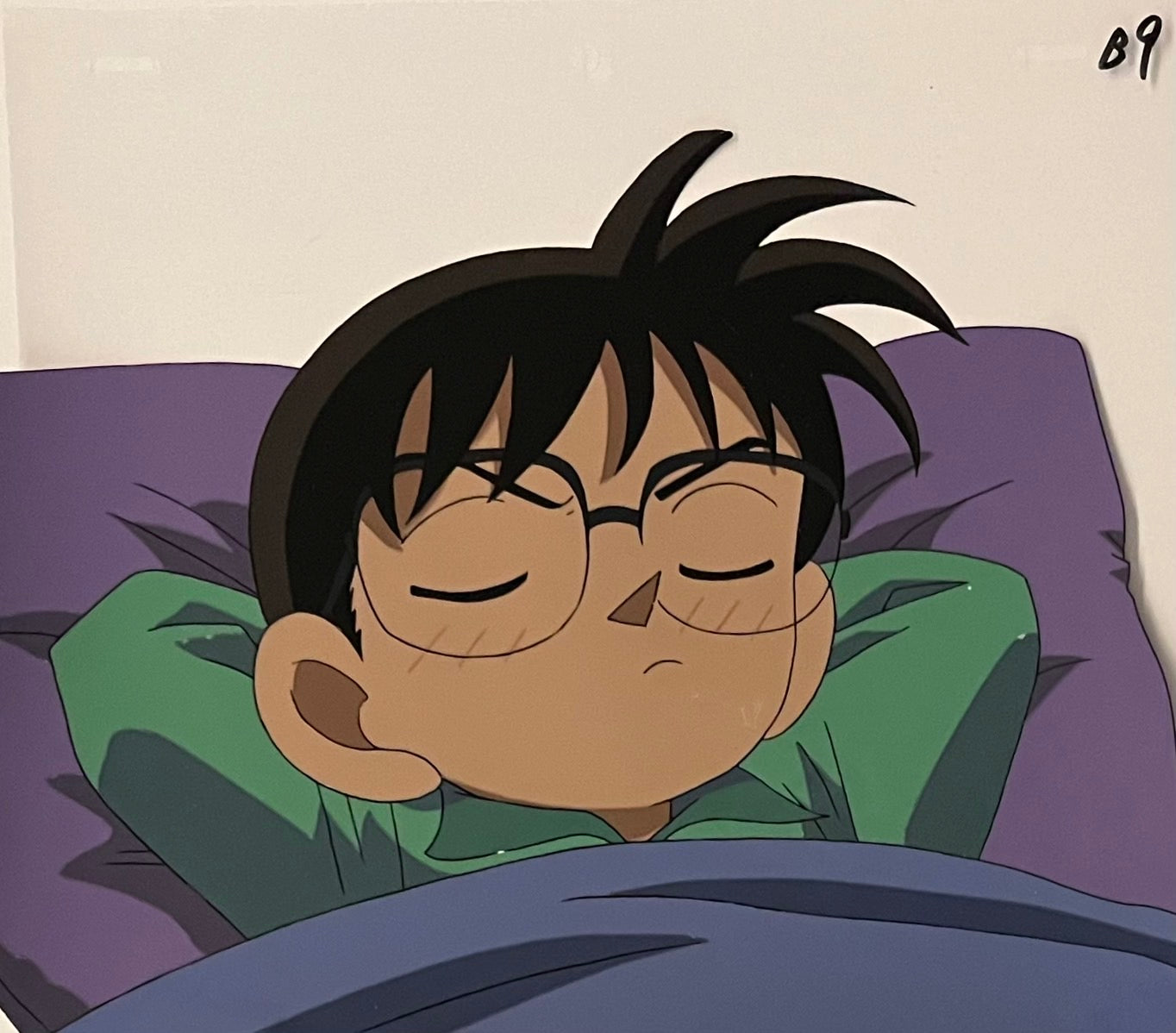 Detective Conan Original Cel and Drawing (Conan Edogawa)