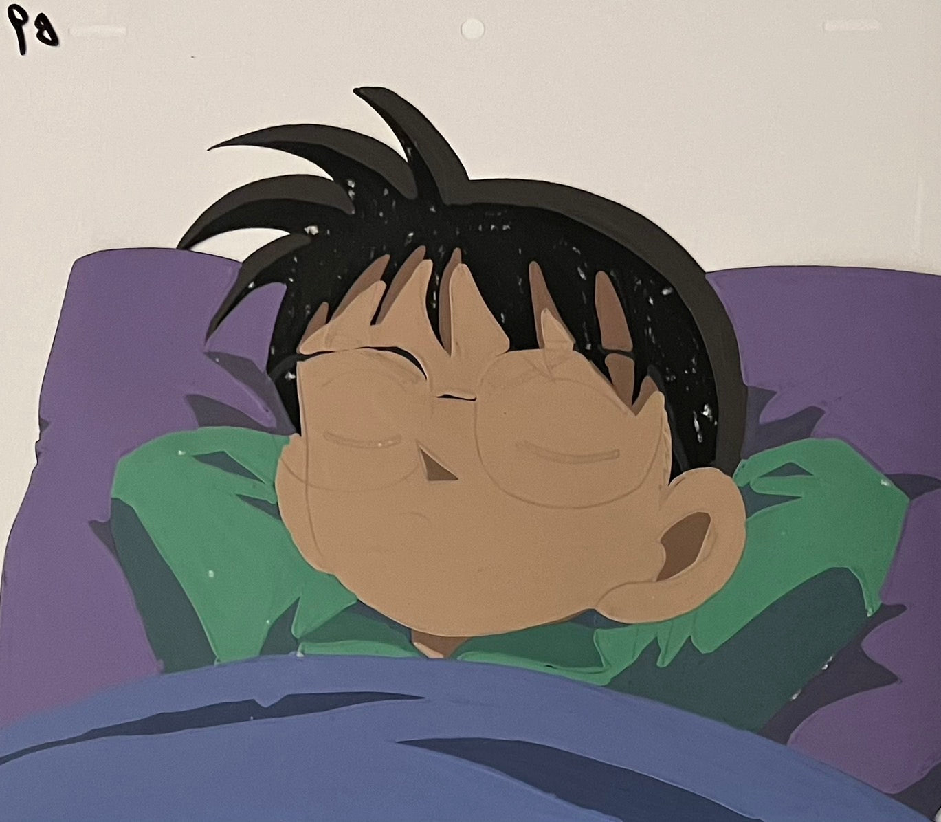 Detective Conan Original Cel and Drawing (Conan Edogawa)