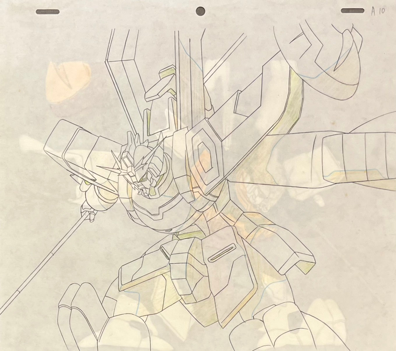 New Mobile Report Gundam Wing Original Cel & Drawing (Gundam Altron)