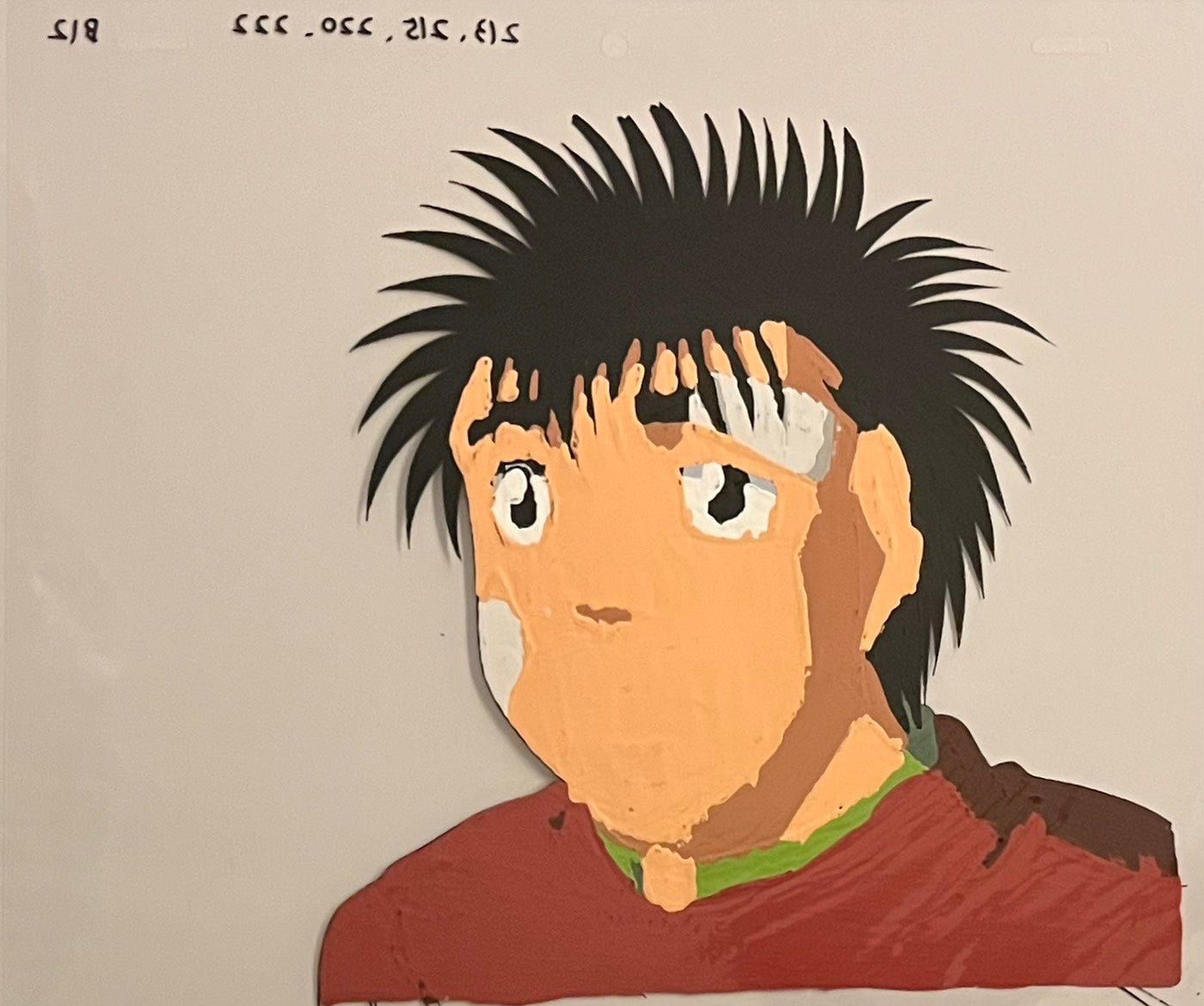 Celdas y bocetos originales de Hajime No Ippo (Ippo Makunouchi)