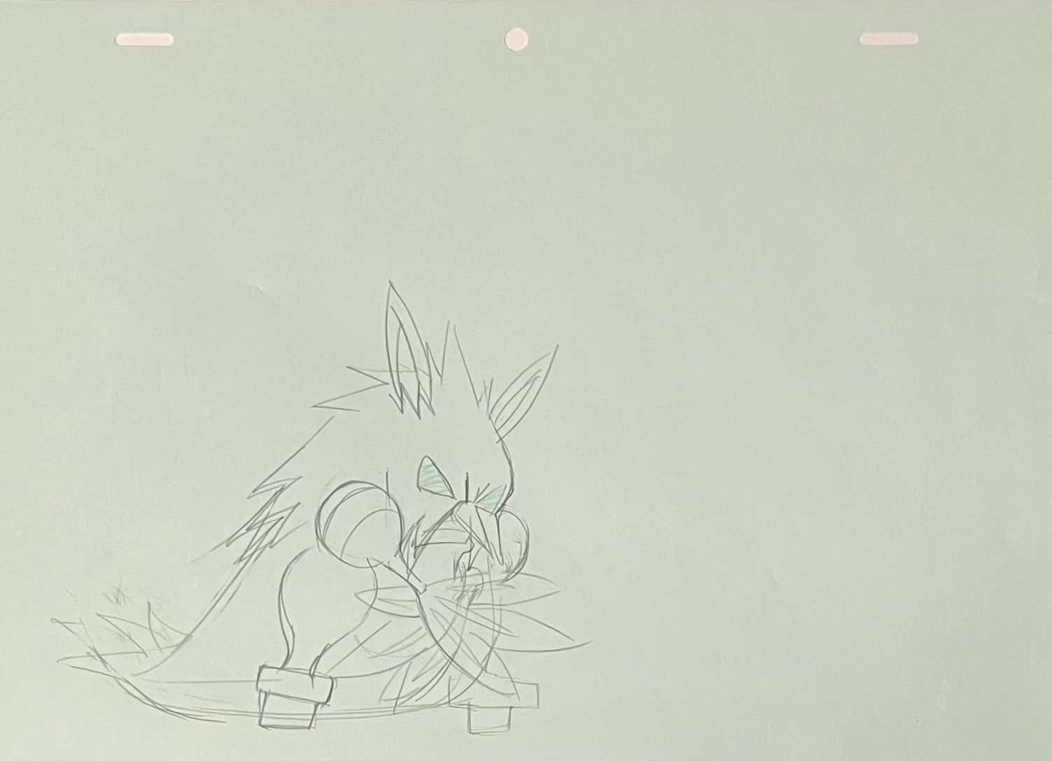 Pokémon Original 2 Page Drawing (Shiftry)