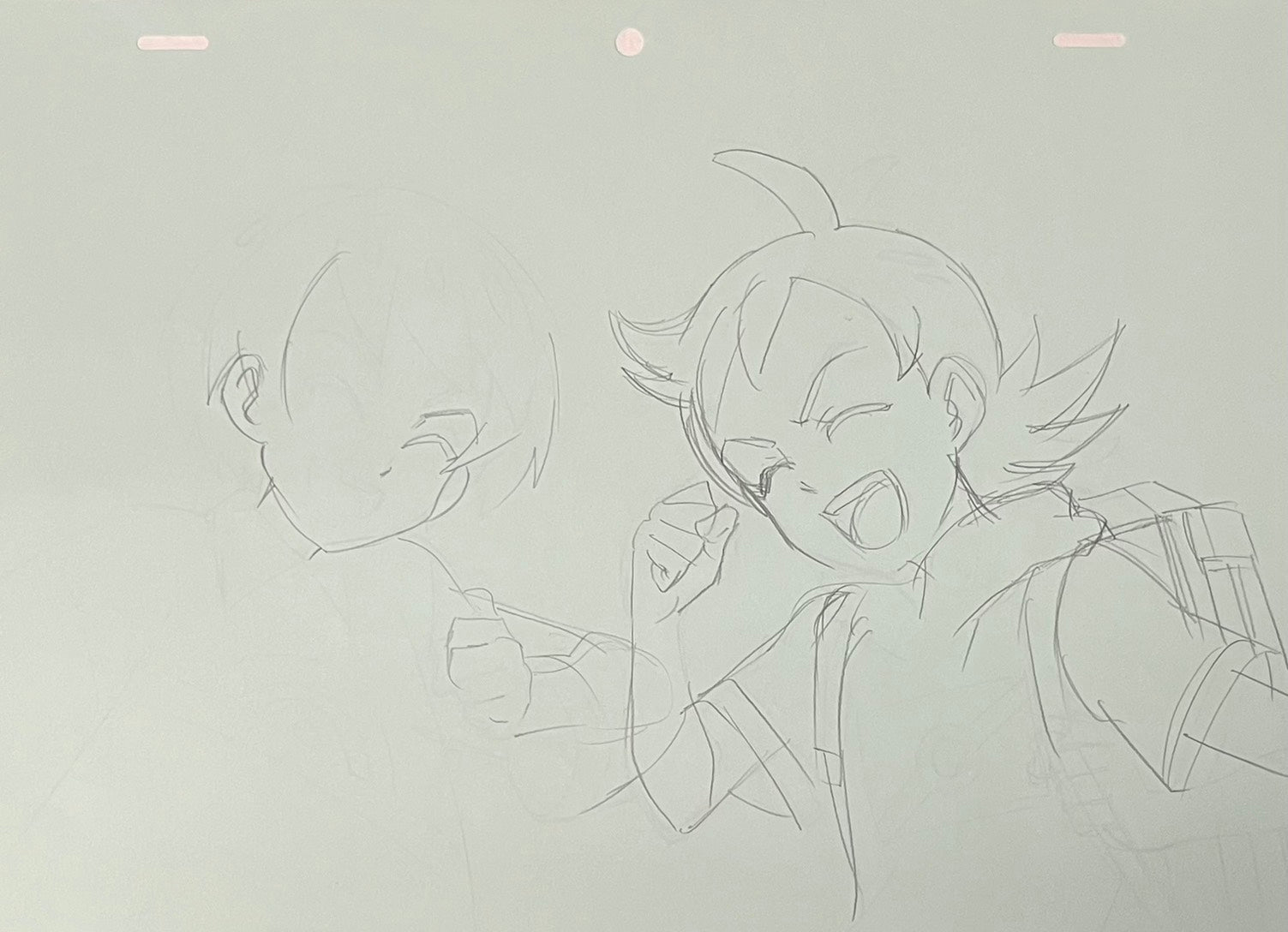 Pokémon Original 3 Page Drawing (Goh & Horace)