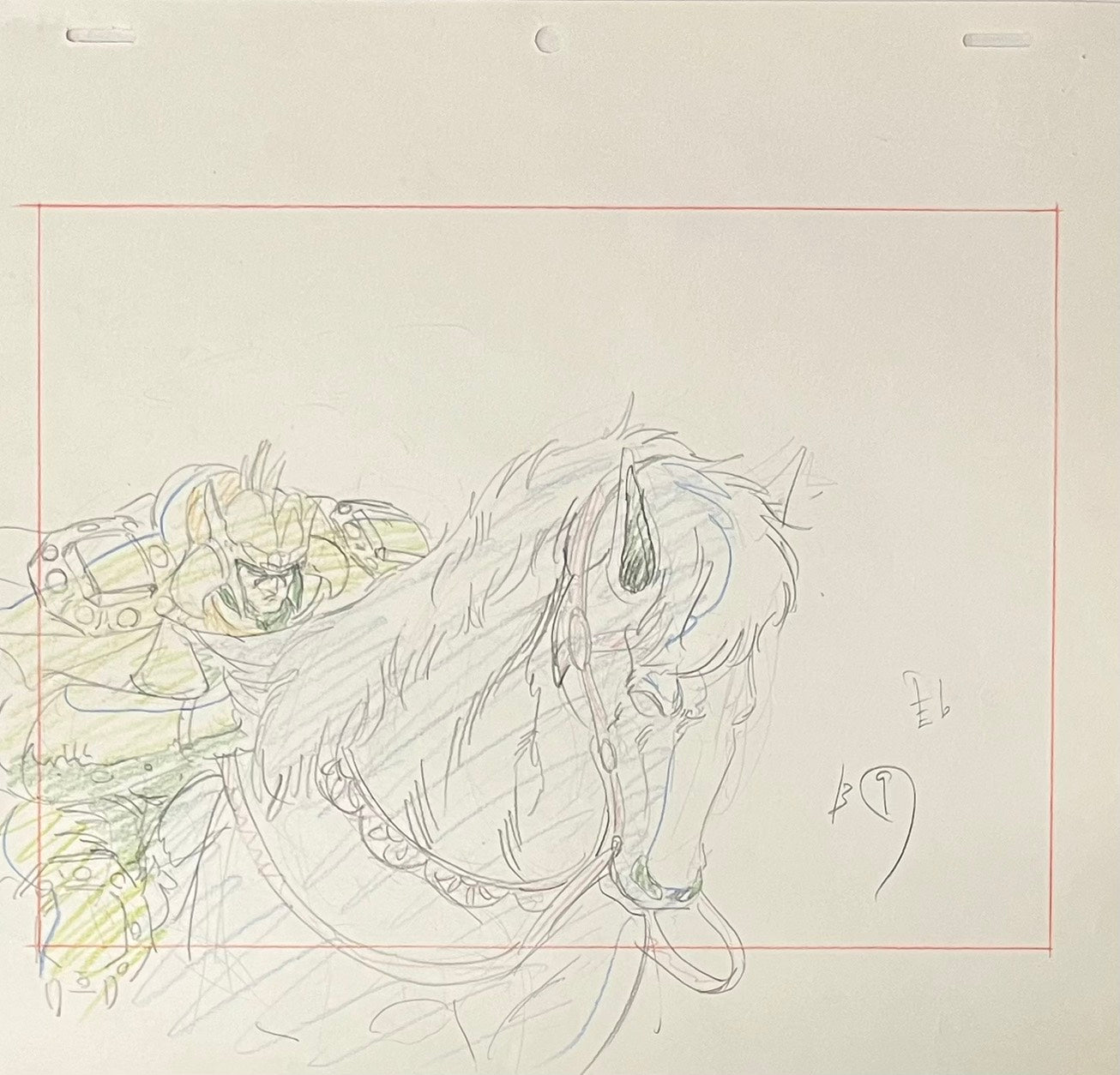 Fist of the North Star Original Drawing (Raoh)