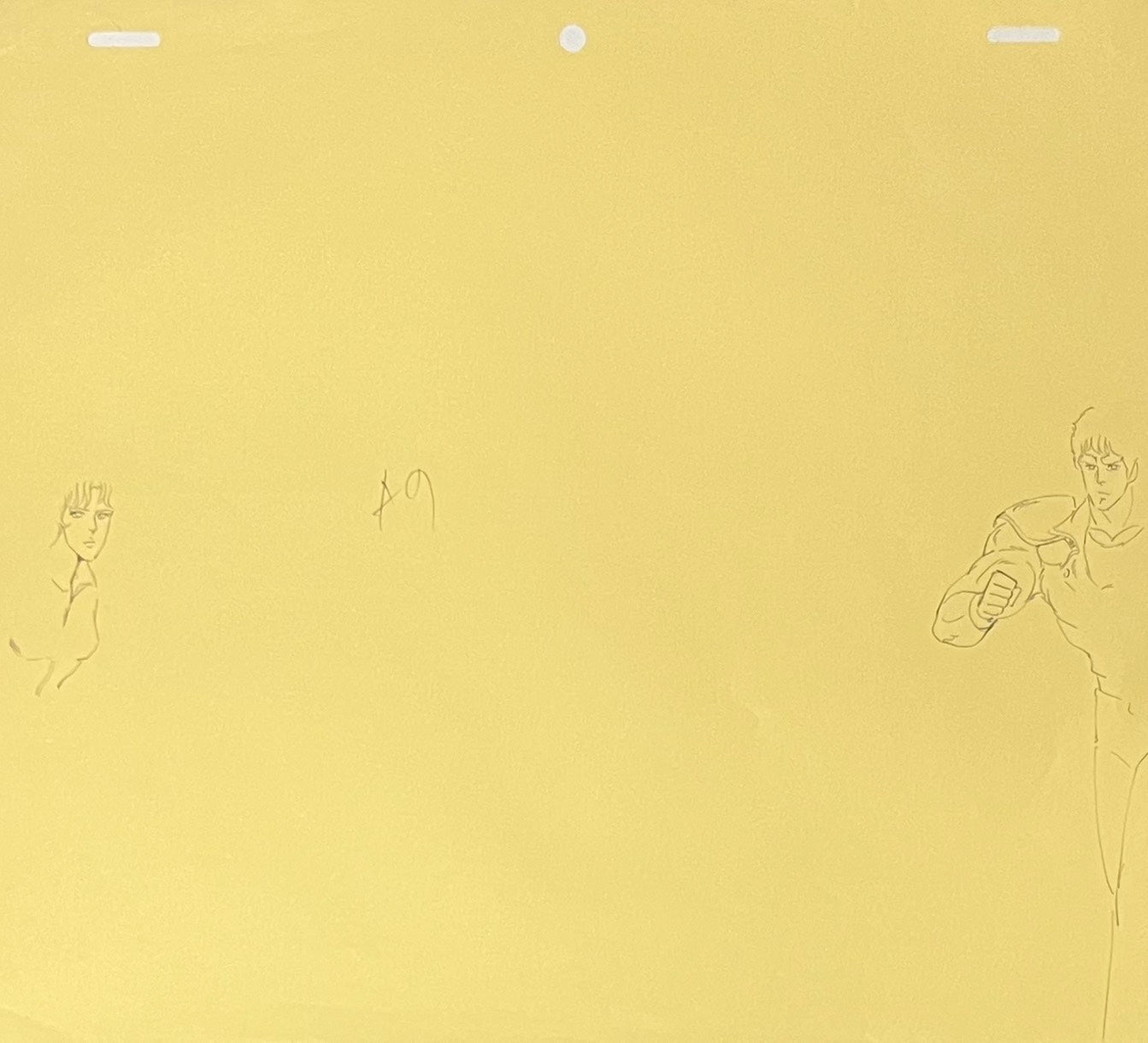 Fist of the North Star Original 2 Page Drawing (Kenshiro and Yuria)