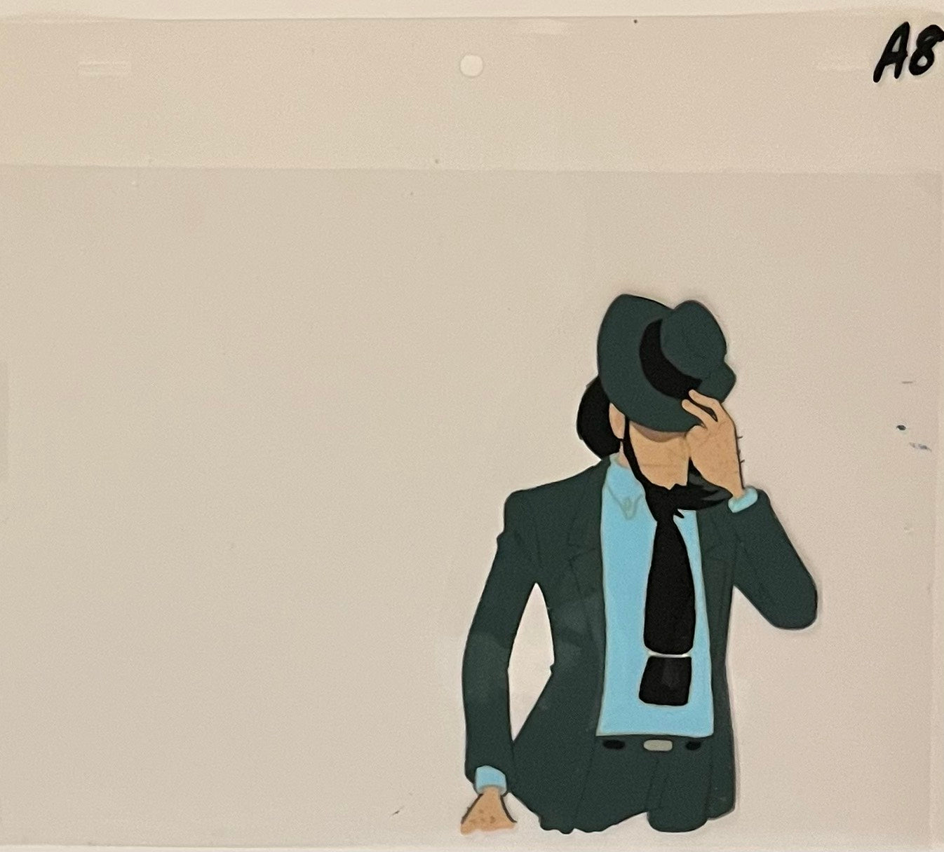 Lupin III Original Cel and Drawing (Daisuke Jigen)