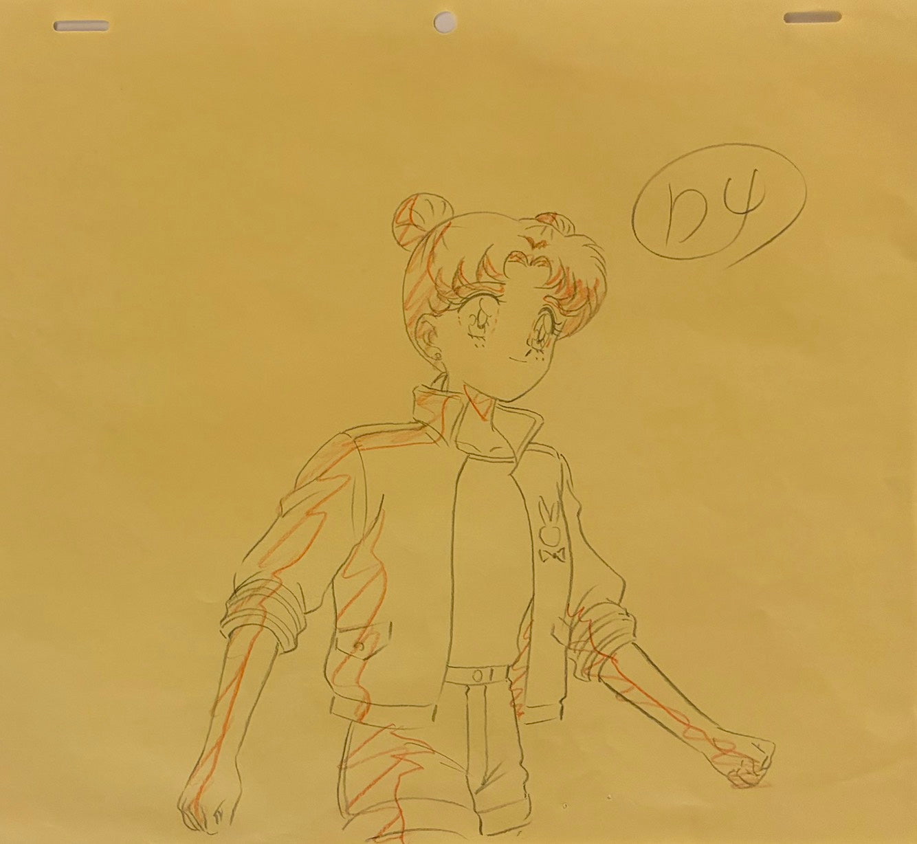 Sailor Moon Original Drawing (Serena Tsukino/Usagi Tsukino)