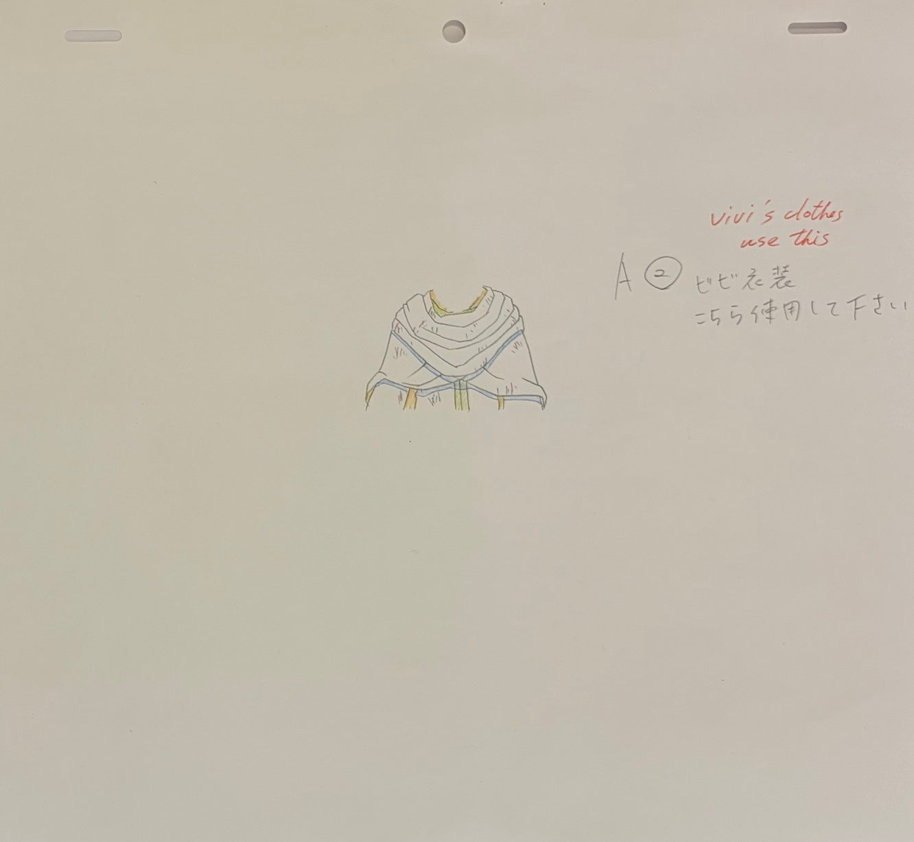 One Piece Original 3 Page Drawing (Vivi)