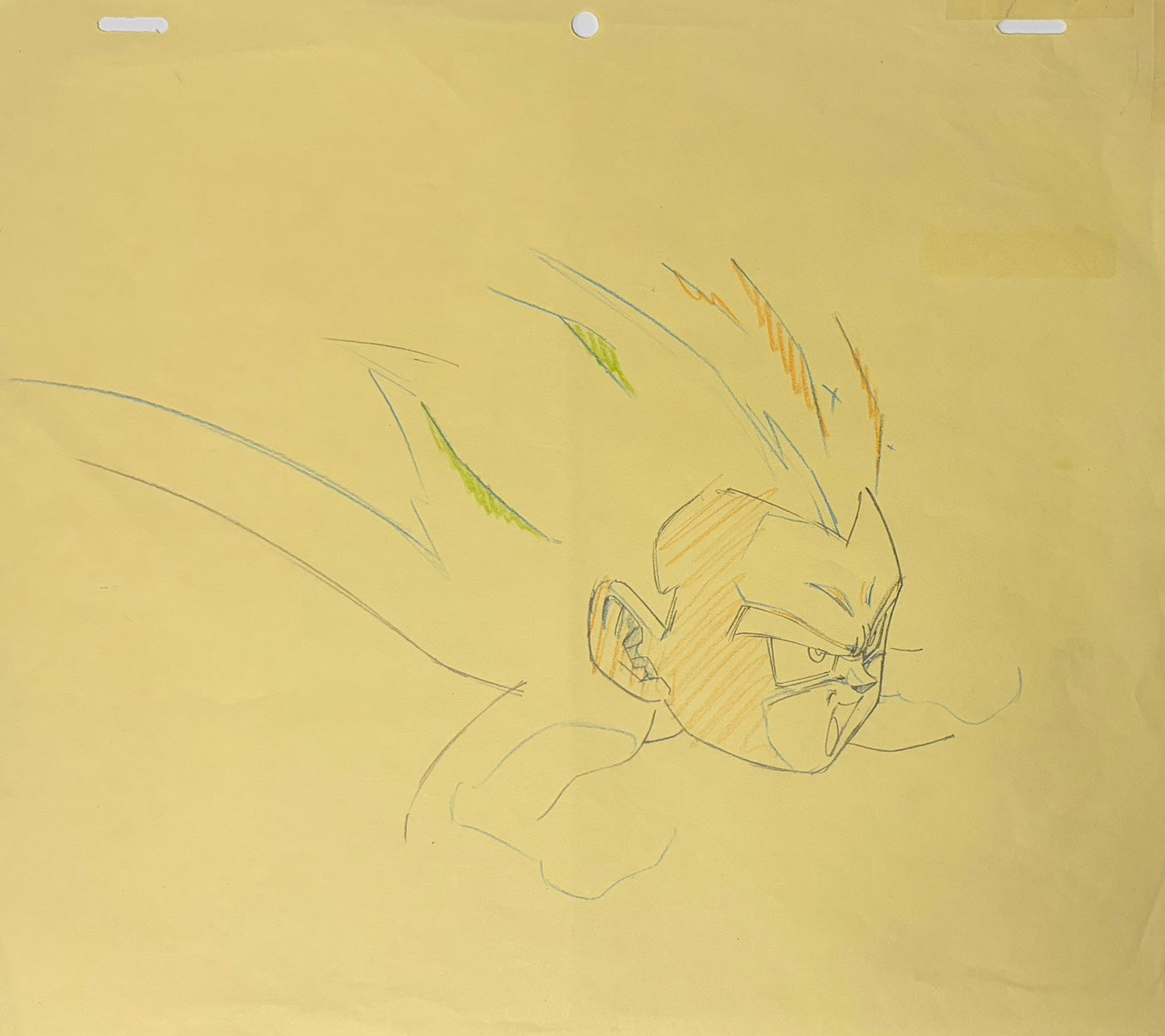 Dragonball Z Original 5 Page Drawing