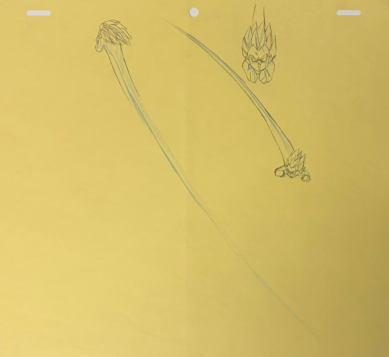 Dragonball Z Original 2 Page Drawing