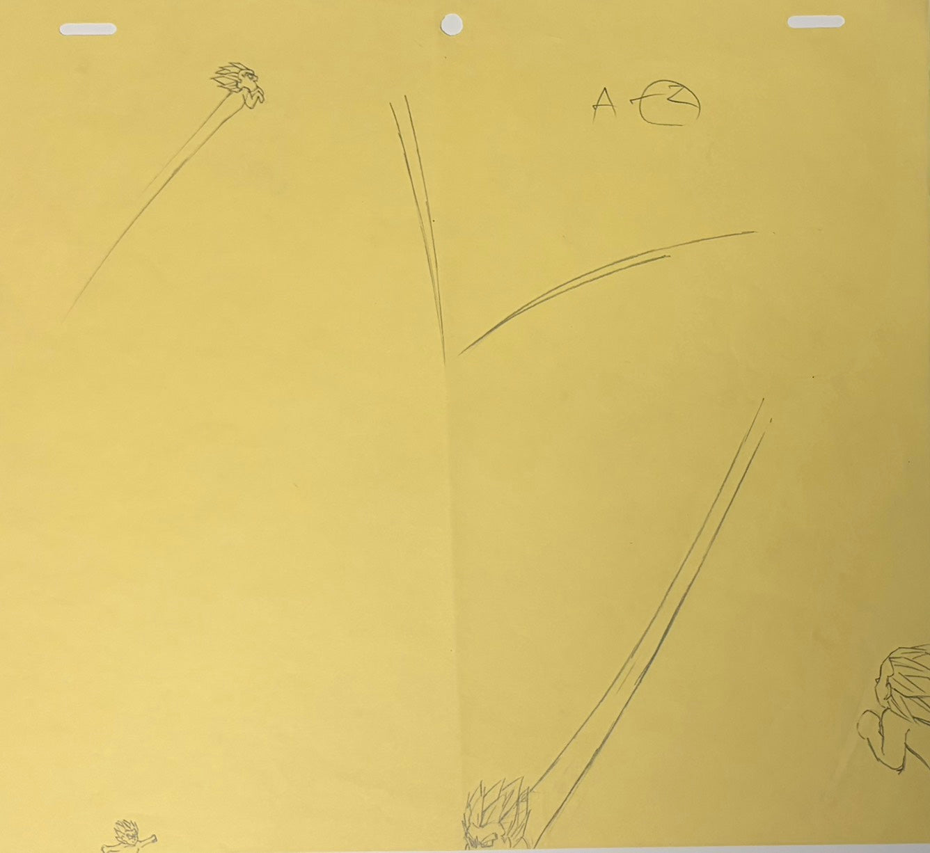 Dragonball Z Original 6 Page Drawing