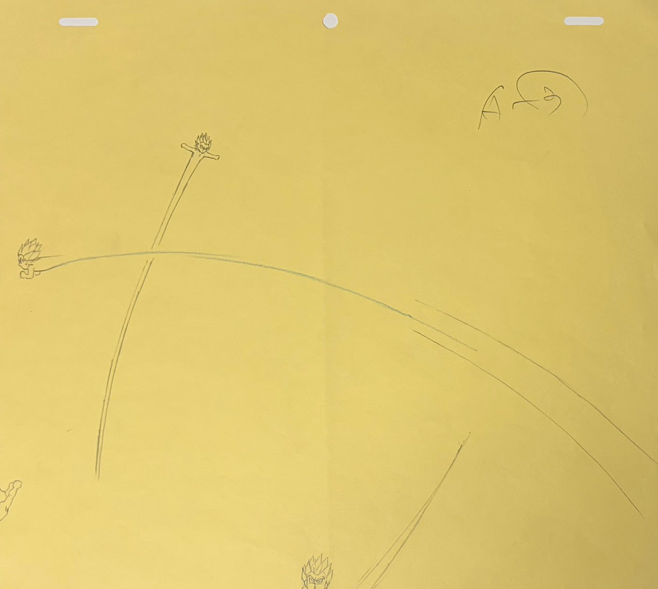 Dragonball Z Original 6 Page Drawing