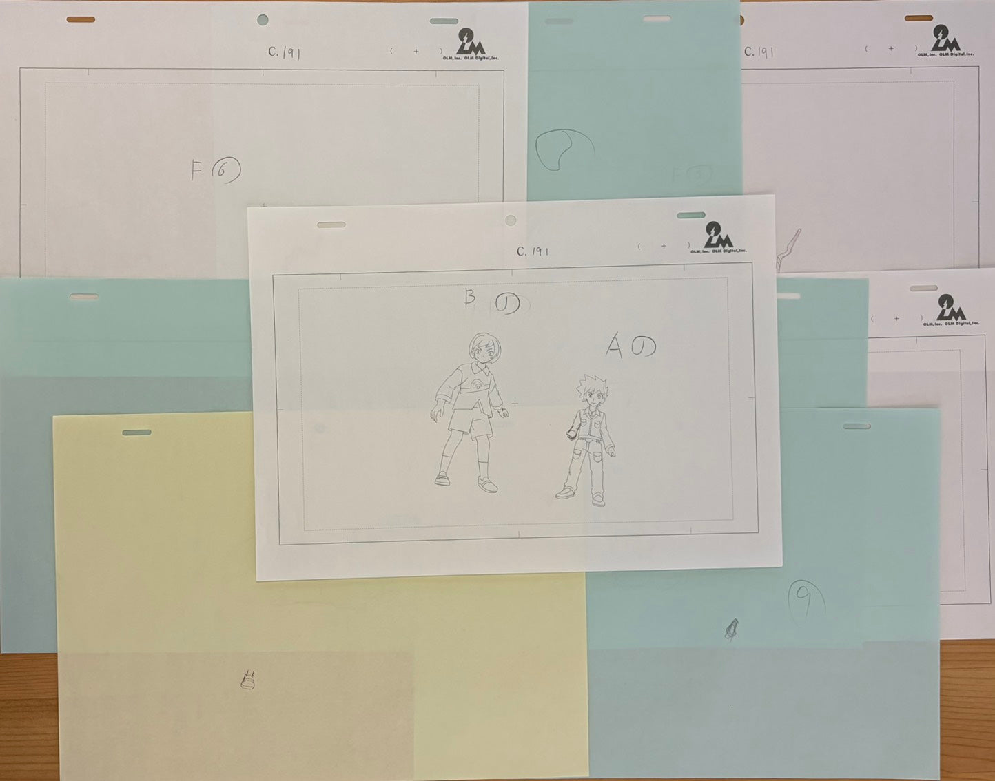 Pokémon Original 10 Page Drawing (Ash, Pikachu, Goh, Horace, Gary, & Umbreon)