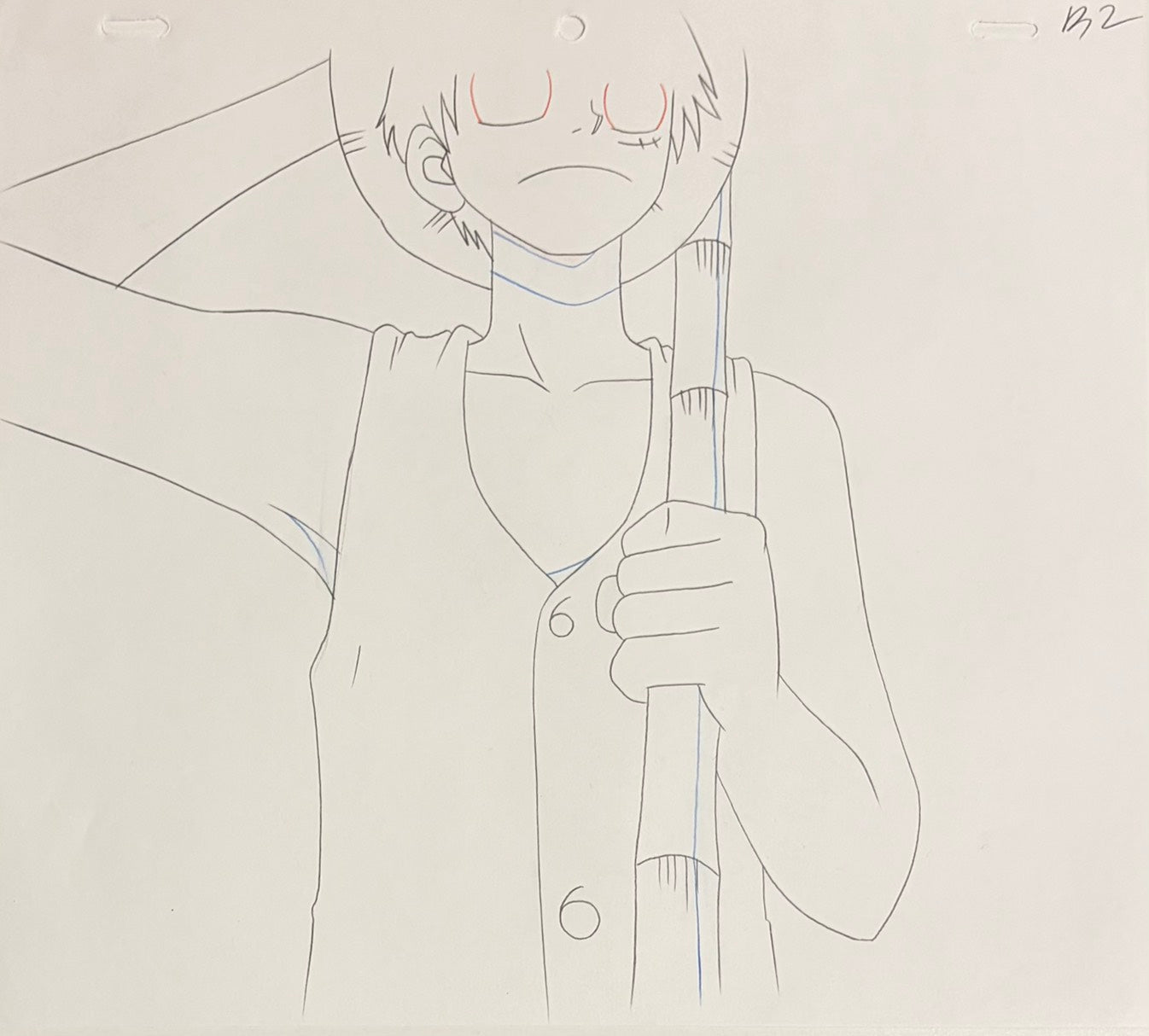 One Piece Original Sketch (Luffy)