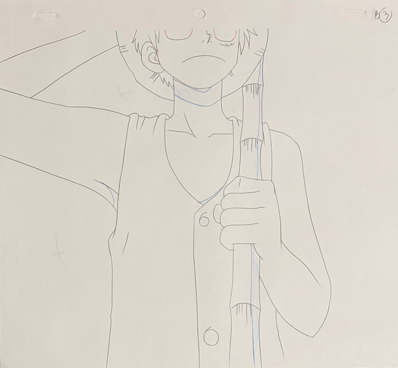 One Piece Original Sketch (Luffy)