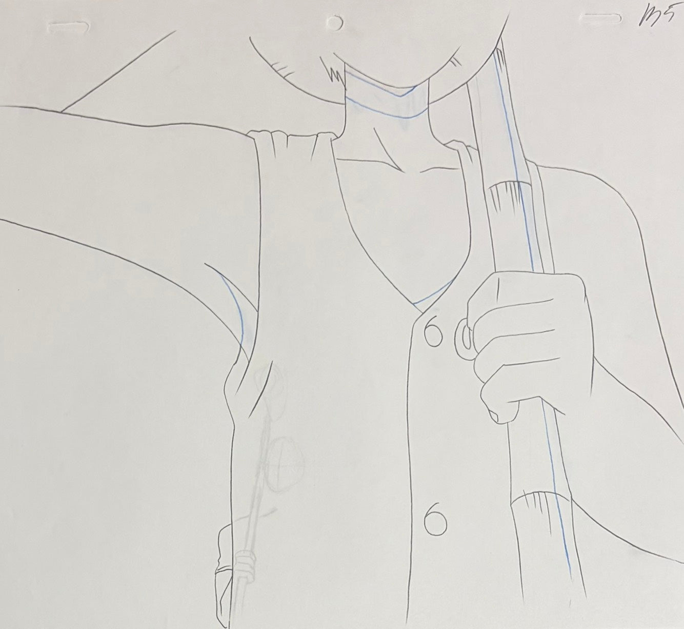 One Piece Original Sketch (Luffy)