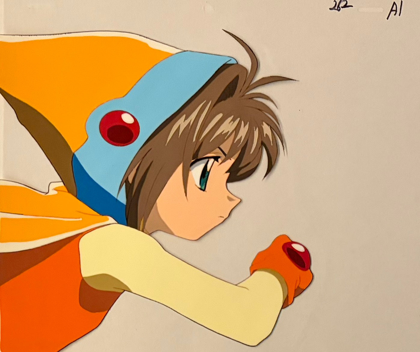 Cardcaptor Sakura Original Cel and Drawing (Kinomoto Sakura