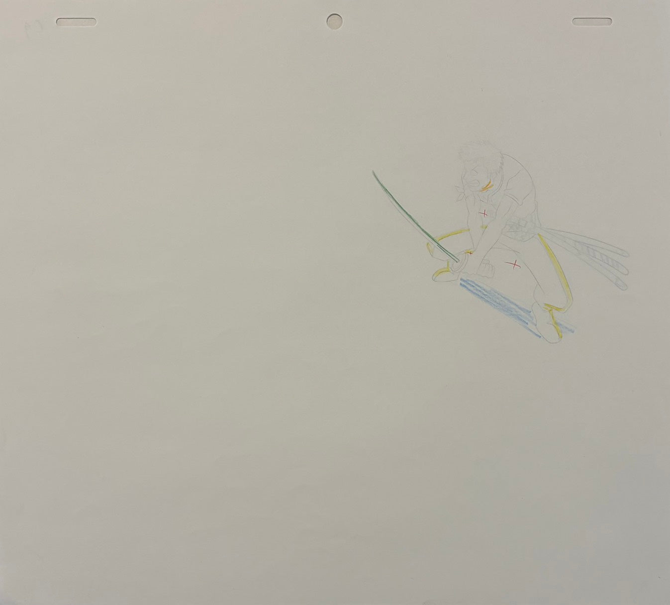 One Piece Original Sketch (Roronoa Zoro)