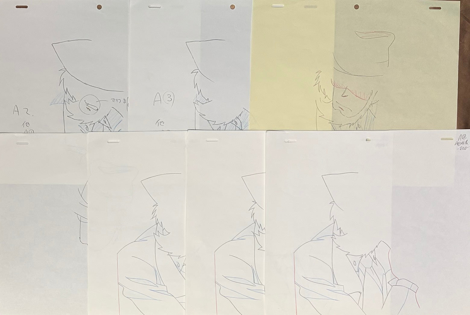 Lupin III Original Sketch (Daisuke Jigen)