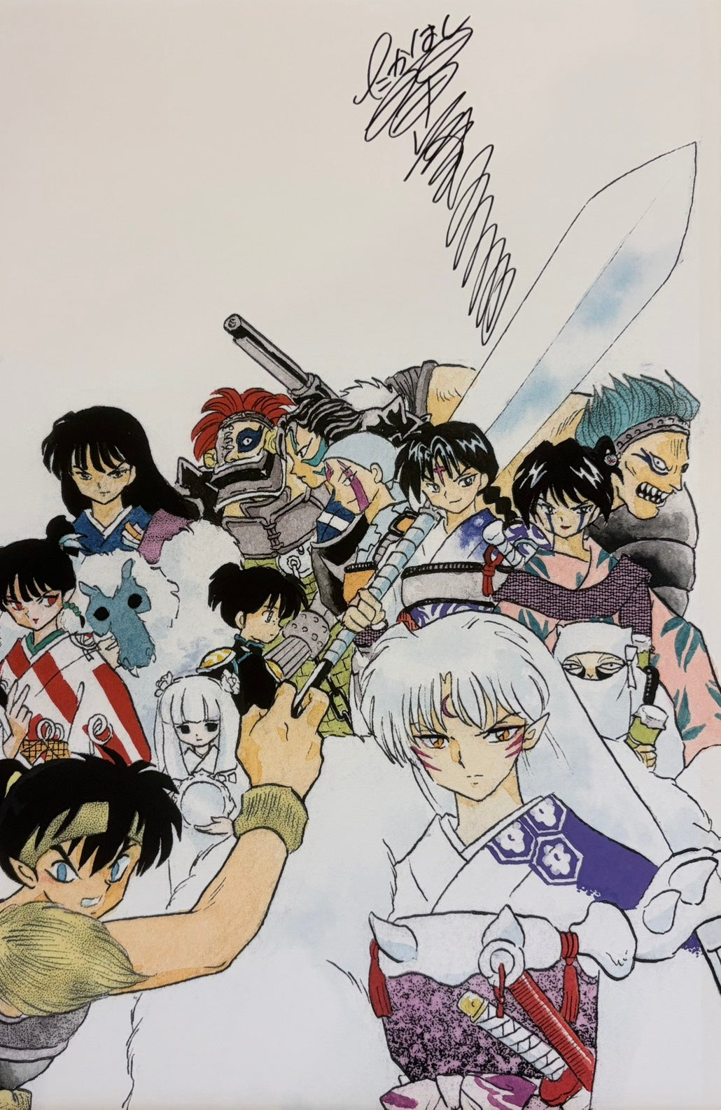 Reproducción limitada de Inuyasha (personajes principales)